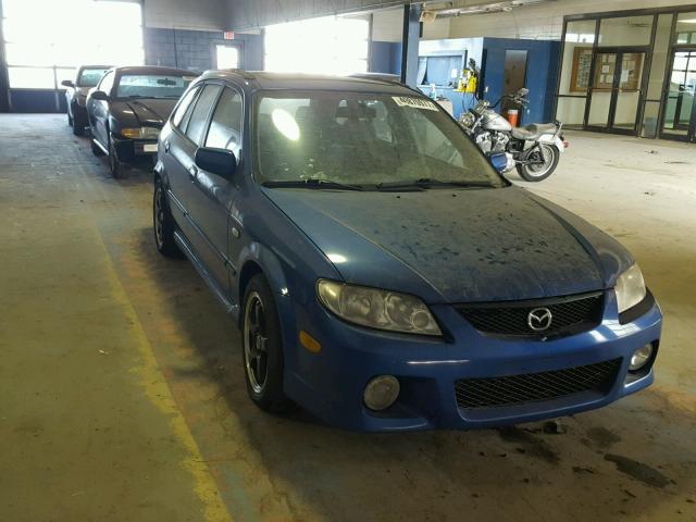 JM1BJ245431119529 - 2003 MAZDA PROTEGE PR BLUE photo 1