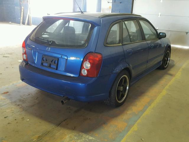 JM1BJ245431119529 - 2003 MAZDA PROTEGE PR BLUE photo 4