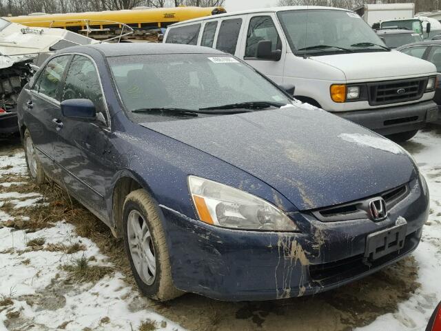 1HGCM56435A046241 - 2005 HONDA ACCORD LX BLUE photo 1