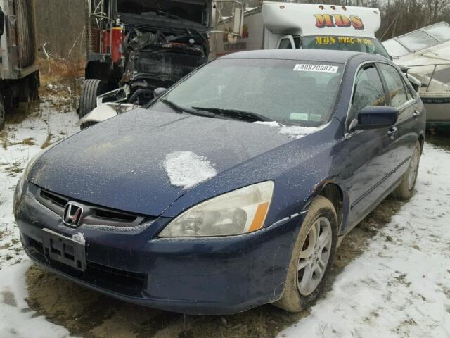 1HGCM56435A046241 - 2005 HONDA ACCORD LX BLUE photo 2