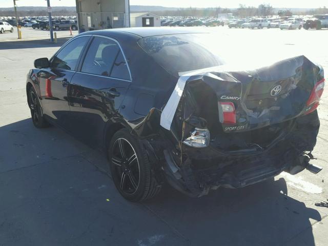 4T1BE46K19U414531 - 2009 TOYOTA CAMRY BASE BLACK photo 3