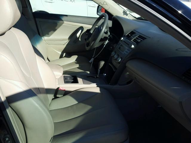 4T1BE46K19U414531 - 2009 TOYOTA CAMRY BASE BLACK photo 5