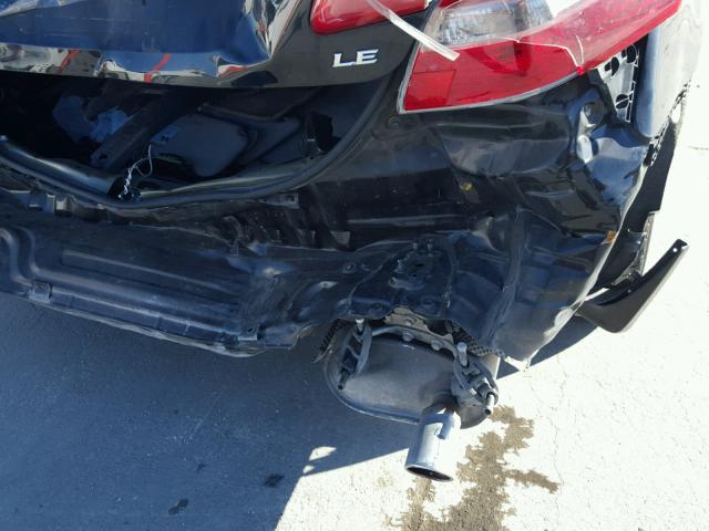 4T1BE46K19U414531 - 2009 TOYOTA CAMRY BASE BLACK photo 9