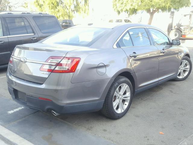 1FAHP2E84DG164797 - 2013 FORD TAURUS SEL GRAY photo 4