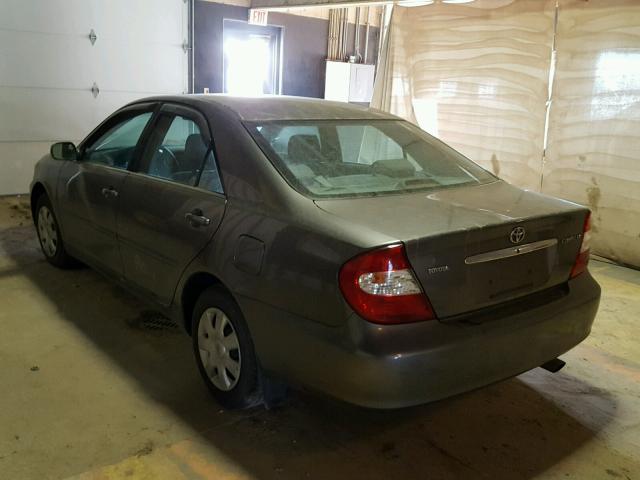 4T1BE32K83U715269 - 2003 TOYOTA CAMRY LE GRAY photo 3