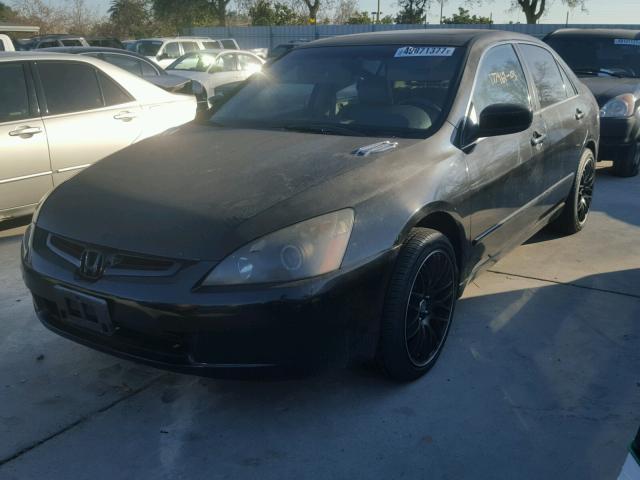 1HGCM66503A028078 - 2003 HONDA ACCORD EX BLACK photo 2