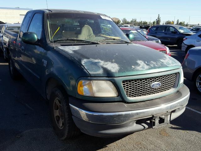 1FTRX17W5XKA13327 - 1999 FORD F150 GREEN photo 1