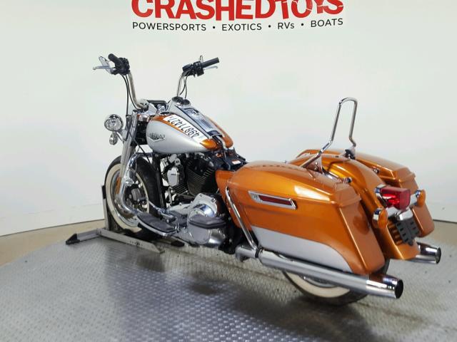 1HD1FBM14EB658805 - 2014 HARLEY-DAVIDSON FLHR ROAD ORANGE photo 6