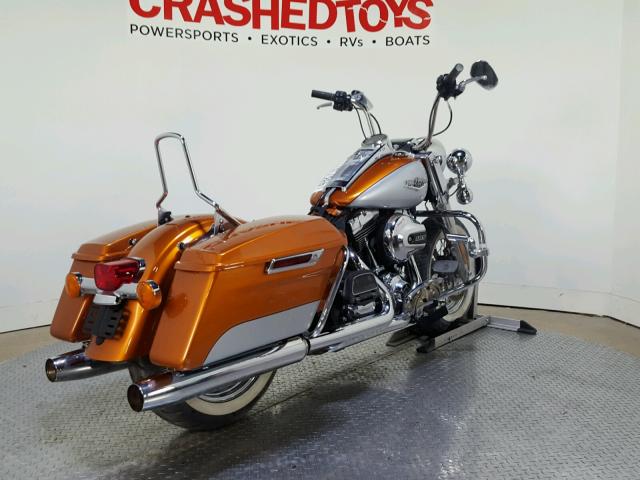 1HD1FBM14EB658805 - 2014 HARLEY-DAVIDSON FLHR ROAD ORANGE photo 8