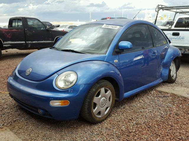3VWCA21C3XM447019 - 1999 VOLKSWAGEN NEW BEETLE ლურჯი ფოტო 2
