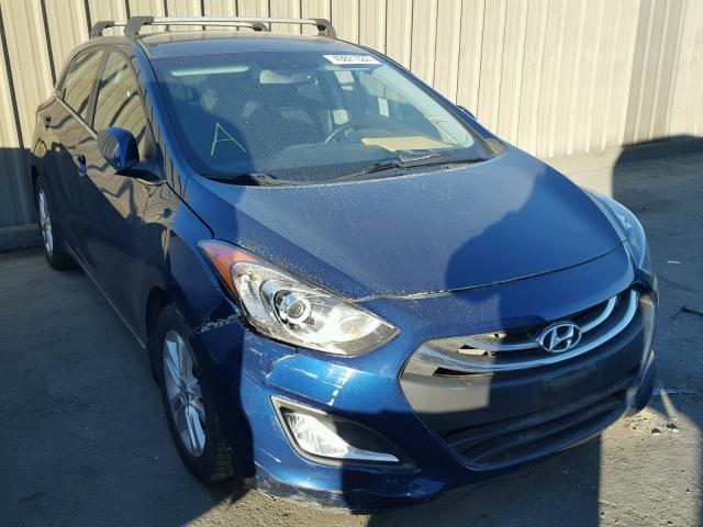 KMHD35LE3DU077257 - 2013 HYUNDAI ELANTRA GT BLUE photo 1