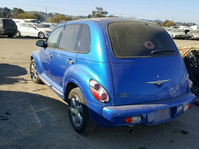 3C4FY58B64T242919 - 2004 CHRYSLER PT CRUISER BLUE photo 3