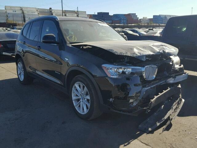 5UXWZ7C36H0V88964 - 2017 BMW X3 SDRIVE2 BLACK photo 1