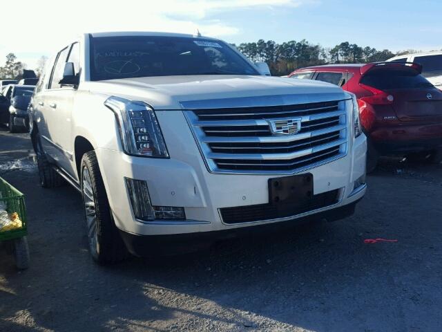 1GYS4UKJ4FR572231 - 2015 CADILLAC ESCALADE E WHITE photo 1