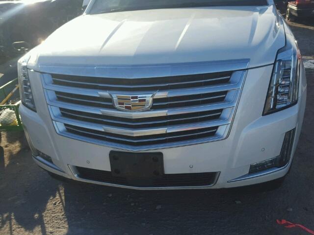 1GYS4UKJ4FR572231 - 2015 CADILLAC ESCALADE E WHITE photo 7