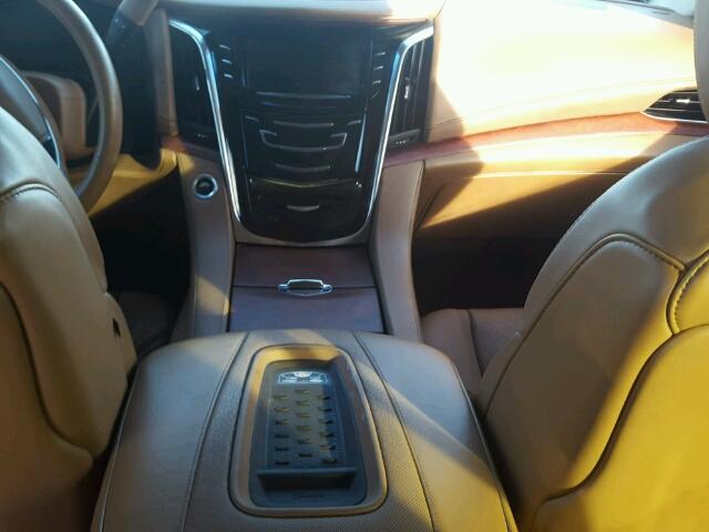 1GYS4UKJ4FR572231 - 2015 CADILLAC ESCALADE E WHITE photo 9