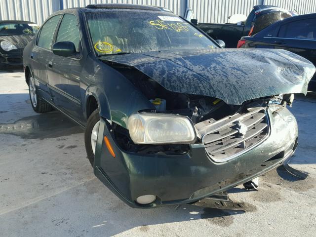 JN1CA31D5YT763450 - 2000 NISSAN MAXIMA GLE GREEN photo 1