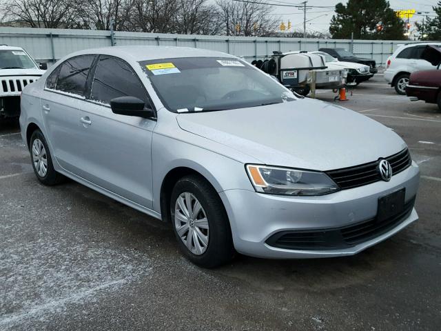 3VW2K7AJ4EM404276 - 2014 VOLKSWAGEN JETTA BASE SILVER photo 1
