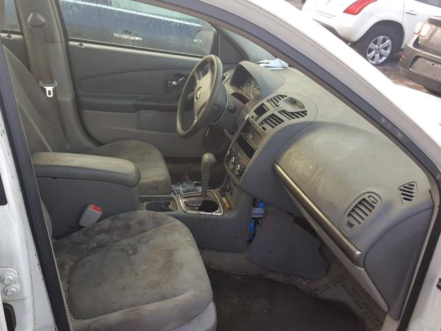 1G1ZS58N08F103211 - 2008 CHEVROLET MALIBU LS თეთრი ფოტო 5