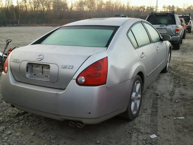 1N4BA41E74C862116 - 2004 NISSAN MAXIMA SE SILVER photo 4