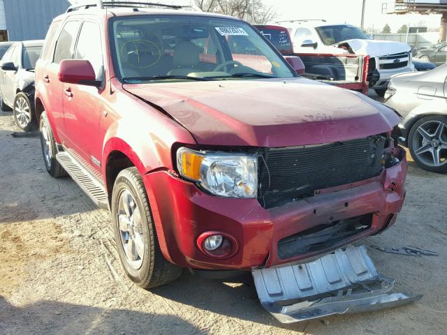 1FMCU94168KD77274 - 2008 FORD ESCAPE LIM RED photo 1