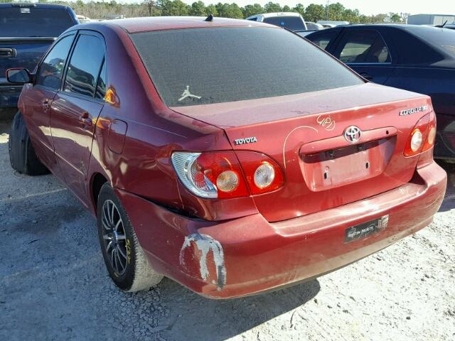 1NXBR32E96Z670636 - 2006 TOYOTA COROLLA CE RED photo 3