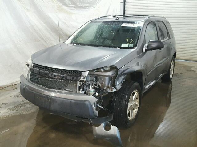 2CNDL73F056098409 - 2005 CHEVROLET EQUINOX LT GRAY photo 2