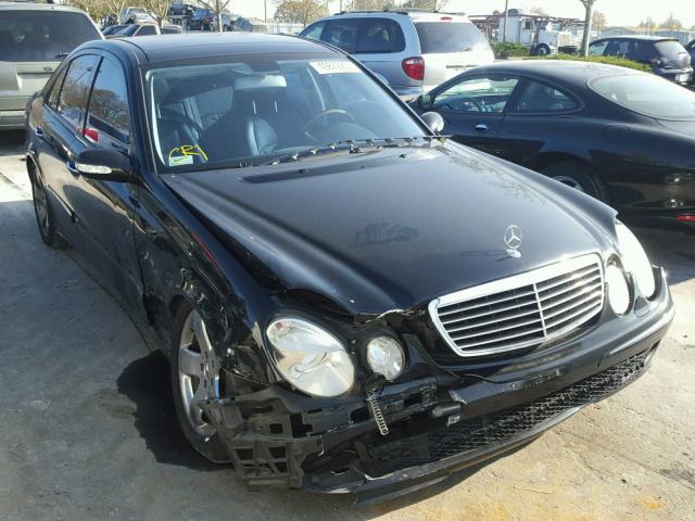 WDBUF56J76A810059 - 2006 MERCEDES-BENZ E 350 BLACK photo 1