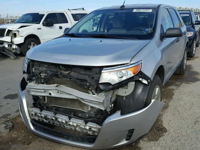 2FMDK3GC7BBB32070 - 2011 FORD EDGE SE SILVER photo 2