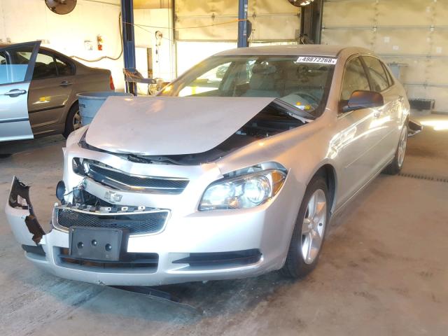 1G1ZA5EU1BF111176 - 2011 CHEVROLET MALIBU LS ვერცხლისფერი ფოტო 2