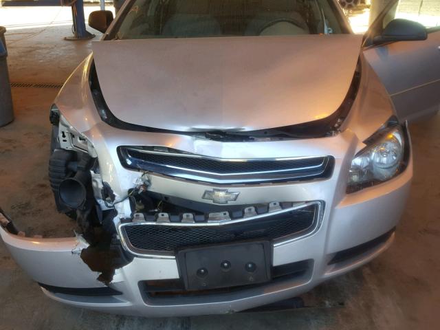 1G1ZA5EU1BF111176 - 2011 CHEVROLET MALIBU LS ვერცხლისფერი ფოტო 7