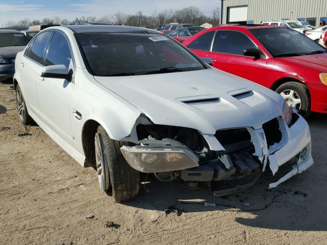 6G2ER57779L165218 - 2009 PONTIAC G8 WHITE photo 1