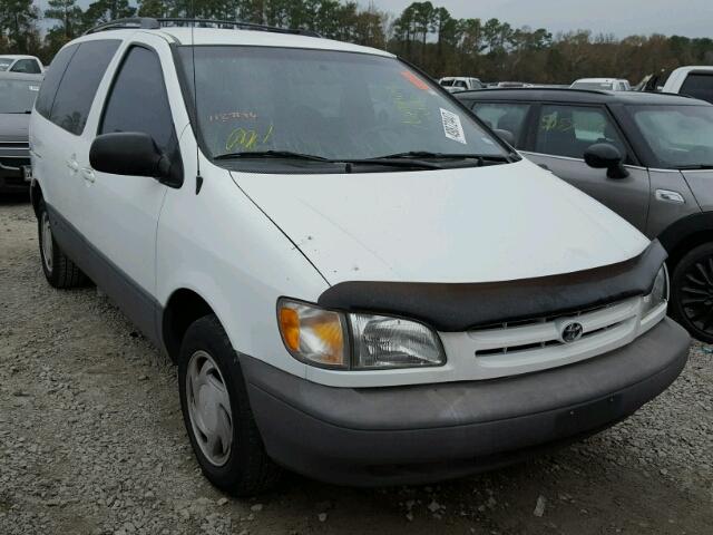 4T3ZF13C1YU255426 - 2000 TOYOTA SIENNA LE WHITE photo 1