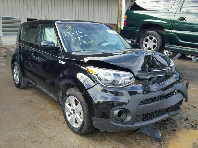 KNDJN2A21H7454245 - 2017 KIA SOUL BLACK photo 1