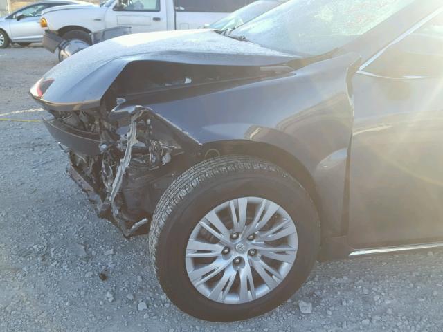 4T1BF1FK3DU274132 - 2013 TOYOTA CAMRY L GRAY photo 9