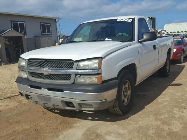 1GCEC14V54E109667 - 2004 CHEVROLET SILVERADO WHITE photo 2