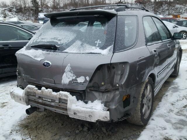 JF1GG68676H807606 - 2006 SUBARU IMPREZA OU GRAY photo 4