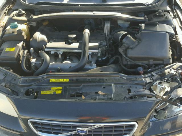 YV1RS592862516150 - 2006 VOLVO S60 2.5T BLACK photo 7