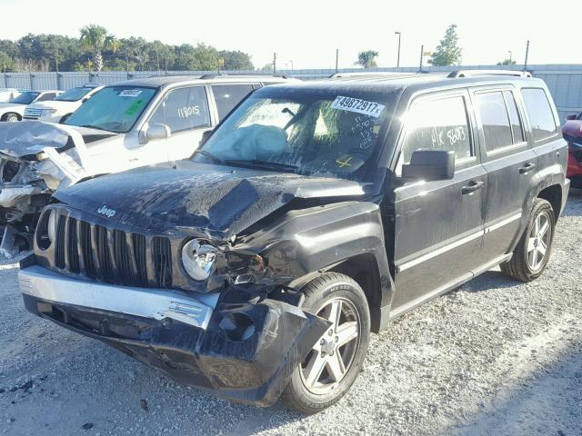 1J4NT4GB9AD504028 - 2010 JEEP PATRIOT LI BLACK photo 2