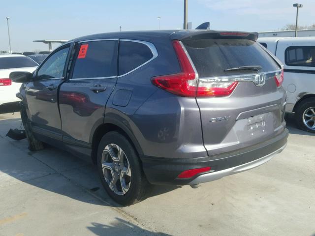 2HKRW2H81HH668044 - 2017 HONDA CR-V EXL CHARCOAL photo 3