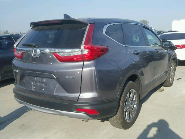 2HKRW2H81HH668044 - 2017 HONDA CR-V EXL CHARCOAL photo 4