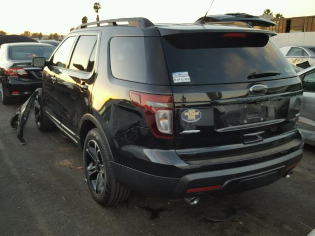 1FM5K8GT0FGB67565 - 2015 FORD EXPLORER S BLACK photo 4