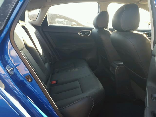 3N1AB7AP1FY292536 - 2015 NISSAN SENTRA S BLUE photo 6