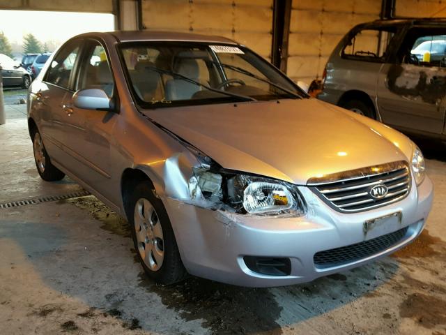 KNAFE121785535393 - 2008 KIA SPECTRA EX SILVER photo 1