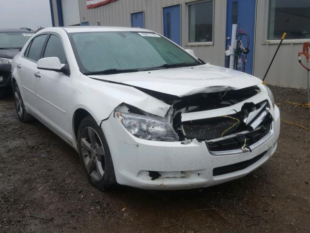 1G1ZC5EU7CF257304 - 2012 CHEVROLET MALIBU 1LT WHITE photo 1
