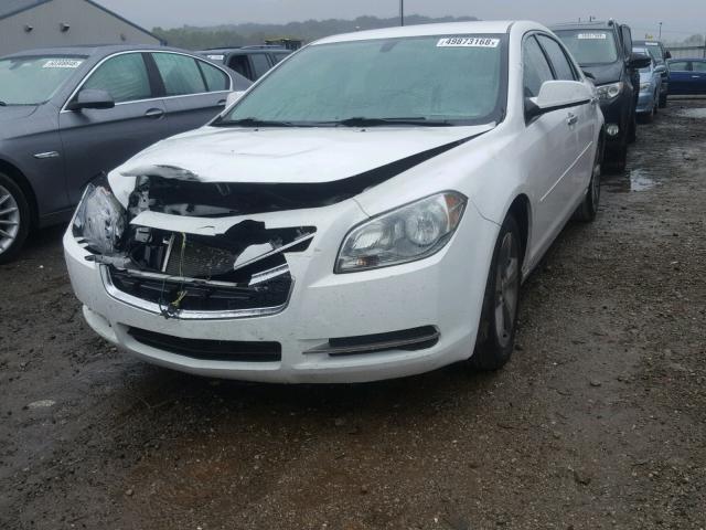 1G1ZC5EU7CF257304 - 2012 CHEVROLET MALIBU 1LT WHITE photo 2