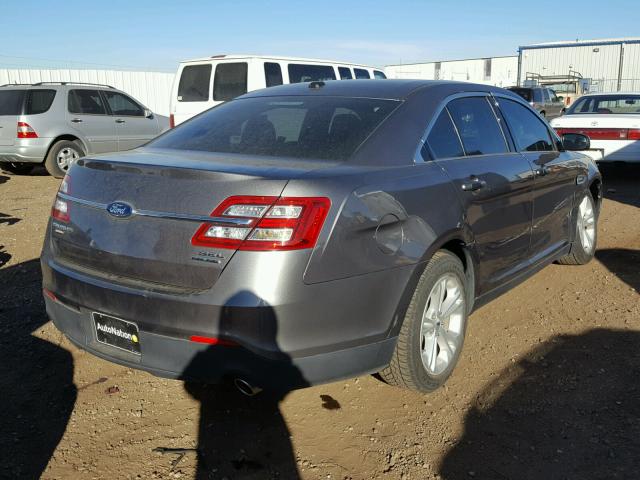 1FAHP2E82DG164667 - 2013 FORD TAURUS SEL GRAY photo 4