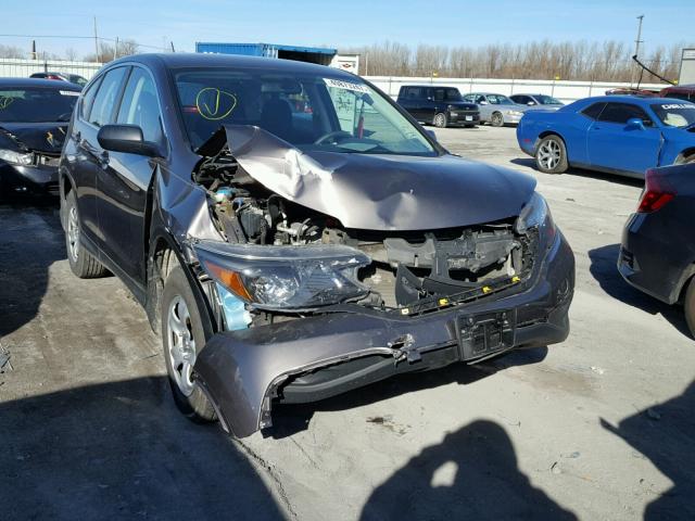 2HKRM4H33EH681511 - 2014 HONDA CR-V LX SILVER photo 1