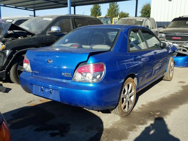 JF1GD79636G503076 - 2006 SUBARU IMPREZA WR BLUE photo 4