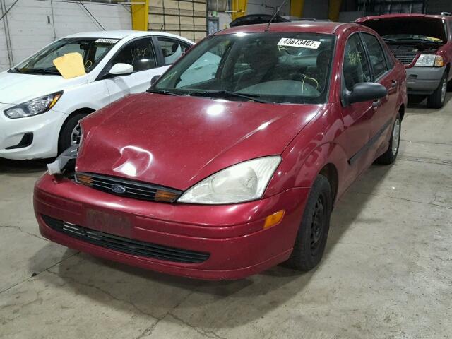 1FAFP33P43W181871 - 2003 FORD FOCUS LX BURGUNDY photo 2